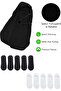 10 Pairs Unisex Cotton Plain Pattern Anti-Sweat Ballerina Socks - 7