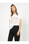 Standard Fit Crew Neck T-Shirt with Sequin Detail - 2