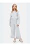 Girl's Stone Embroidered Tracksuit Set - 3
