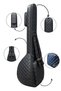 Saz Case Binding Case Protected Thick Case Short Handle Binding Case