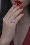 4-Leaf Lucky Clover Women's Necklace - Stainless Steel Women's Steel Necklace with Zircon Stone - 2