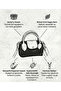 Women's Black Suede Textured Minimal Hand and Shoulder Bag - Timeless Elegance - 5