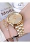 BLKT.2.800 Slazenger New Season Elite Model 30 Mt Water Resistant Women's Wristwatch with Bracelet Gift - 4