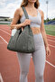 Pleated Gym Bag, Waterproof Fabric Gym Bag, Shoulder Bag, Multi-Pocket Gym Bag - 8