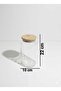 Vacuum Bamboo Lid Glass Storage/Organization Jar 1400 ml - 2