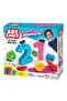 3D Numbers First Math Playdough Set 200 g | Health Tested Safe Playdough | Ages 3+ Educational