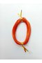 1 mm 20 Meters Orange Orange Color Waxed Cord Horsehair Leather Sewing Necklace Jewelry Design Bracelet Beading Cord - 4