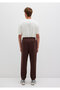 Logo Printed Brown Sweatpants 0010207-70251 - 5