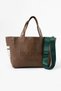Canvas Chocolate Vegan Leather Bloom London