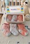3-Pack Newborn Baby Heart Patterned Towel Socks - 2