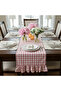 Plaid, Ruffled, Gingham-Check Table Runner - 6