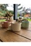 Rectangular Stoneware Mug with Handle - 2
