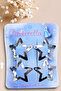 4-Piece Star Snap Buckle Silver - Star Snap Buckle Metal - Y2K Star Snap Buckle