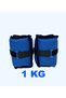 1 kg X 2 Pieces Total 2 kg - Hand and Foot Weights – Muscle Strengthening Sand-Filled Weight Wristband Set - 6