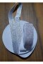 3 Cm Gray Glittered Leg, Waist and Frost Rubber 1 Pack 3 Meters - 3