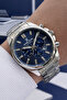 Steel Cord Chronometer Dial Design 3 Atm Water Resistant Men Wristwatch 13524.10