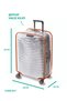 Transparent Luggage Cover and Suitcase Protective Cover Colorful Piping *Orange* - 4