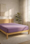 Premium Quality Double Fitted Sheet - 100% Organic Cotton - 4