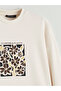 Crew Neck Oversize Women's Sweatshirt Tunic - 7