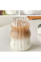Set of 2 Gourd Latte Glasses with Straws Nordic Style Glass Cups Coffee Cocktail Presentation Glass 500ml - 4