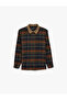 Regular Fit Long Sleeve Classic Collar Lumberjack Shirt - 4