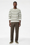 Long Sleeve Crew Neck Fleece-Lined Regular Fit Sweatshirt