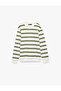Long Sleeve Crew Neck Fleece-Lined Regular Fit Sweatshirt - 3