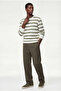 Long Sleeve Crew Neck Fleece-Lined Regular Fit Sweatshirt - 2