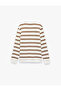 Long Sleeve Crew Neck Fleece-Lined Regular Fit Sweatshirt - 4