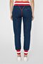 Women Regular Fit Washed Jogger Jeans, Blue - 4