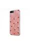 Apple iPhone 6 Plus Compatible Case Pink Heart Silicone Case Red - 2