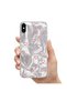 Apple iPhone XS Max Compatible Case Zebana Pink Heart Silicone Case Pink - 3