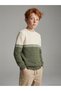 Lcw Kids Green Boys' Crew Neck Knit Sweater
