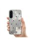 Samsung Galaxy A17 Compatible Case Pink Heart Silicone Case Lilac - 3