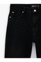 Normal Waist Loose Fit Cotton Loose Straight Fit Jeans - 5