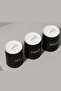 3-Piece Metal Storage Box with Metal Lid Tea Coffee Sugar Jar Storage Container Black/White - 7