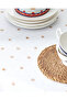 Asonne Polycotton Tablecloth - White/Navy Blue - 150X250 cm - 5