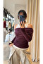 Athlete Plum Color Boat Neck Blouse - 0780 - 3