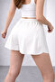 Women's Ecru Tennis Shorts Skirt - 2