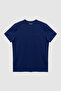 Embroidered Regular Fit Comfortable Collar Soft Touch Modal Combed Cotton T-Shirt - 2