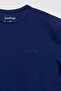 Embroidered Regular Fit Comfortable Collar Soft Touch Modal Combed Cotton T-Shirt - 4