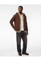 Long Sleeve Fleece-Lined Pocket Detailed Zippered Cardigan