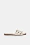 Flat crossover slider sandals - 2