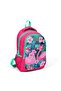 Kids Neon Coral Water Green Flamingo Patterned 3-Piece School Bag Set GOSET0114377 - 2