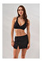 Pearl Skirted Fra Bikini Set Triple Set-Black - 3
