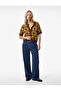 Buttoned Crew Neck Short Sleeve Argyle Pattern Knitwear Cardigan