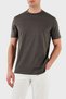 Men's 100% Cotton Regular Fit Round Neck Short Sleeve Brown T-Shirt Em 000983   Af13669-U6200 - 5
