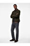 Regular Fit Long Sleeve Flap Pocket Velvet Shirt Collar Cashmere Jacket - 2