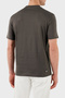 Men's 100% Cotton Regular Fit Round Neck Short Sleeve Brown T-Shirt Em 000983   Af13669-U6200 - 3