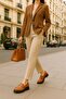 Large Size Women's Loafer Shoes Genuine Leather Taba Dri̇